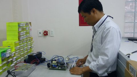Mô hình chiếu sáng vườn ươm bằng đèn LED đầu tiên
