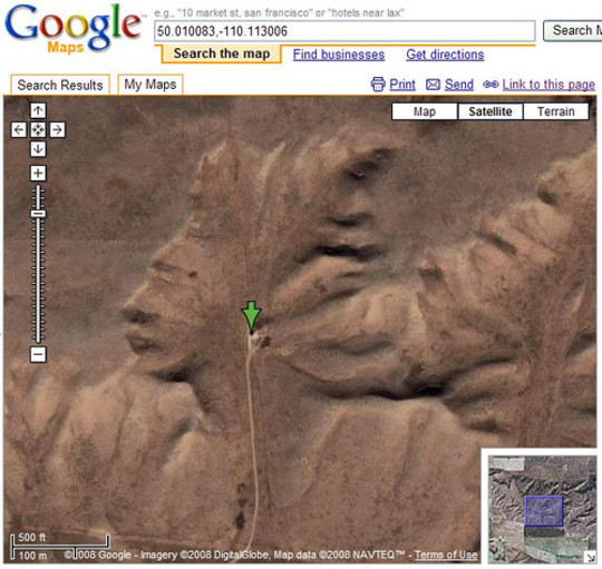 Những hình ảnh thú vị trên Google Earth