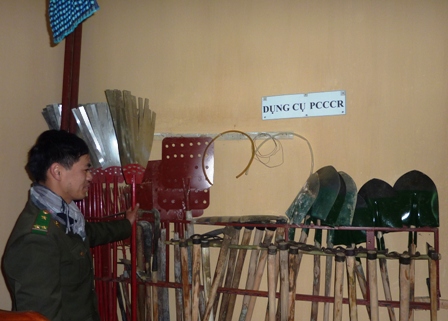 Triển khai công tác phòng chống cháy rừng năm 2012