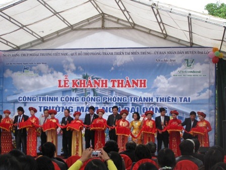 Đưa vào sử dụng nhiều nhà cộng đồng phòng tránh thiên tai