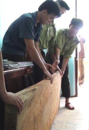 Lại bắt được lâm tặc vận chuyển hơn 300kg gỗ sưa