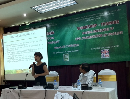 Nâng cao năng lực cho các tổ chức dân sự về VPA/FLEGT