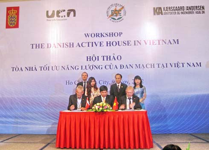Đan Mạch hỗ trợ xây dựng nhà tiết kiệm năng lượng