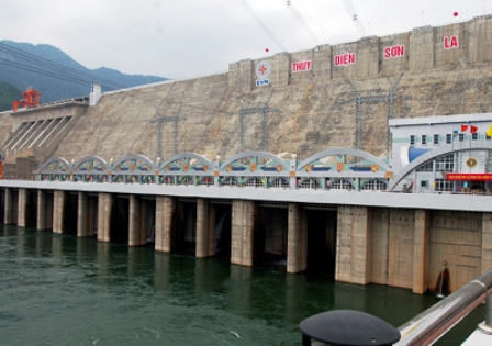 Đập chính của Nhà máy Thủy điện Sơn La (Ảnh: Nhật Bắc/Chinhphu.vn