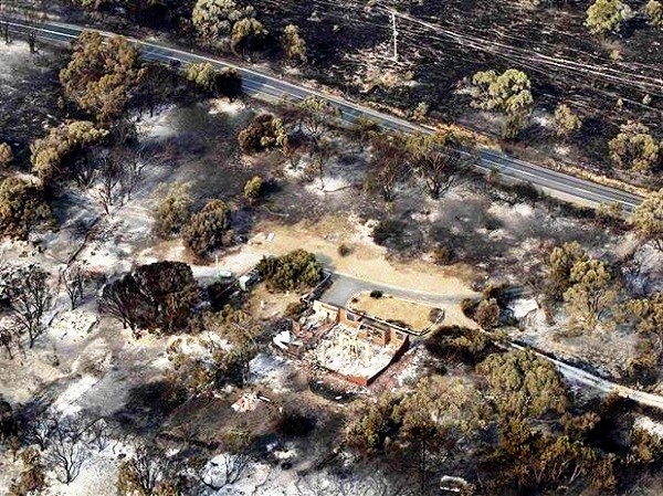 Cháy rừng ở bang Tasmania (Ảnh: Reuters)