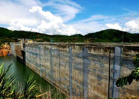 Thủy điện Sông Tranh đã được xử lý các vết thấm song chưa được tích nước trở lại (Ảnh: Trí Tín/VnExpress)
