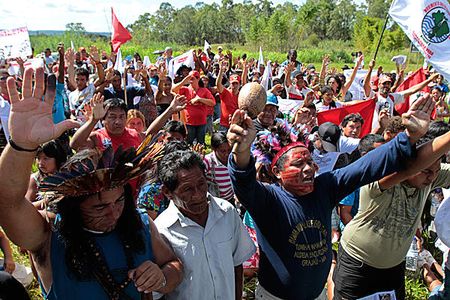 Một cuộc biểu tình chống lại việc xây nhà máy thủy điện Belo Monte