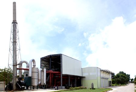 Nhà máy xử lý rác thải của Công ty Thăng Long tại Sơn Tây