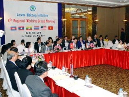Cuộc họp Nhóm công tác Hạ nguồn Mekong-Mỹ lần 4 (Ảnh: Hoàng Hải/TTXVN)