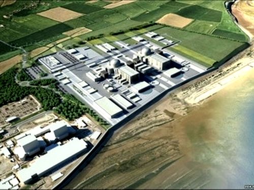 Dự án nhà máy điện hạt nhân Hinkley Point C. (Ảnh: BBC)