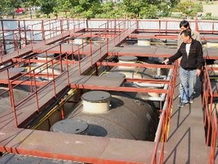 Một hệ thống xử lý nước thải (Ảnh: ThienNhien.Net)