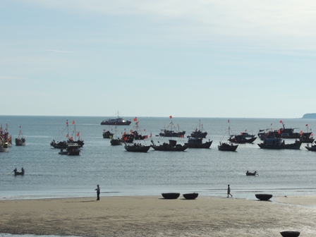 Bãi biển Thiên Cầm, Hà Tĩnh (Ảnh: ThienNhien.Net)