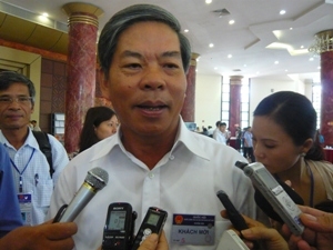 Bộ trưởng Nguyễn Minh Quang (Ảnh: Thúy Hà/Vietnam+)