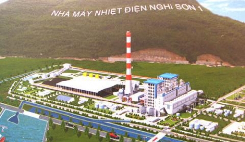 Phối cảnh Nhà máy nhiệt điện Nghi Sơn 1 được xây dựng tại xã Hải Hà, huyện Tĩnh Gia từ năm 2010, dự kiến hoàn thành quý IV năm 2013,nằm trong Khu kinh tế Nghi Sơn, Thanh Hóa