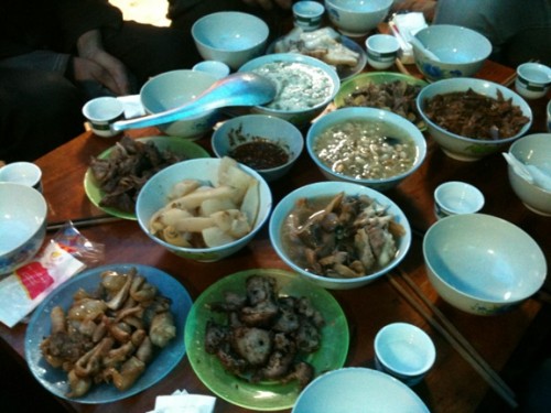 Những món ăn của người Dao tại các hộ homestay