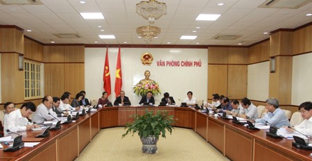 Cuộc họp về xây dựng Kế hoạch hành động, hiện thực hóa Chiến lược công nghiệp của Việt Nam trong khuôn khổ hợp tác Việt Nam-Nhật Bản (Ảnh: Nguyên Linh/Chinhphu.vn)