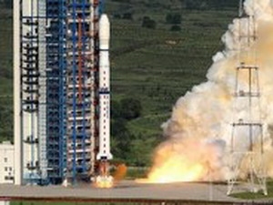 Vệ tinh Phong Vân-03 được phóng vào quỹ đạo (Ảnh: NASASpaceflight.com/VietnamPlus)