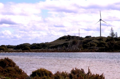 Cối xay gió ở Rottnest. (Ảnh: Đỗ Vân/VietnamPlus)