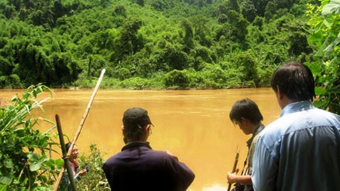 Thượng nguồn sông Đồng Nai , đoạn dự tính xây thủy điện (Ảnh: www.nld.com.vn)