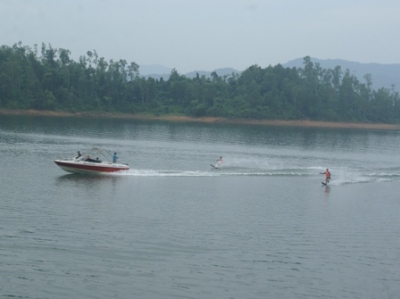 Diện tích rừng tại khu vực hồ Phú Ninh luôn được bảo vệ, phát triển và tăng độ che phủ (Ảnh: Nhân Dân)