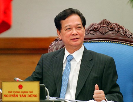 Thủ tướng Nguyễn Tấn Dũng: Có thể triển khai phương thức trả tiền trồng rừng đối với các chủ đầu tư dự án thủy điện (Ảnh: VGP)