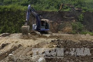Khai thác khoáng sản. Ảnh minh họa. (Nguồn: Hoàng Lâm/TTXVN)