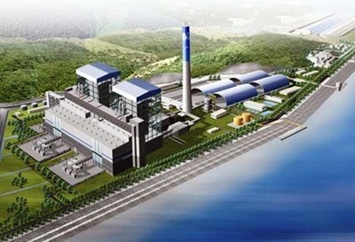 Phối cảnh nhà máy nhiệt điện Long Phú 1