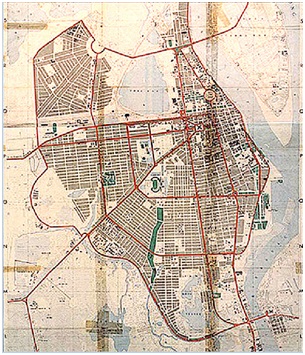Hình 4: Bản đồ Phnom Penh năm 1958