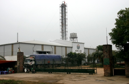 Chi nhánh Công ty CP Sơn Lâm – Nhà máy tinh bột sắn (Ảnh: Việt Phương/thainguyentv.vn)