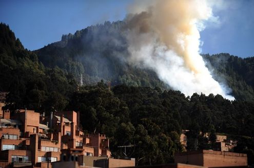 Hiện tượng El Nino được cho là nguyên nhân chính gây ra cháy rừng ở Colombia. (Nguồn: AFP/TTXVN)