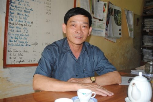 Ông Nguyễn Tiến Lâm, Chủ tịch UBND xã Cấp Tiến (Ảnh: nongnghiep.vn)