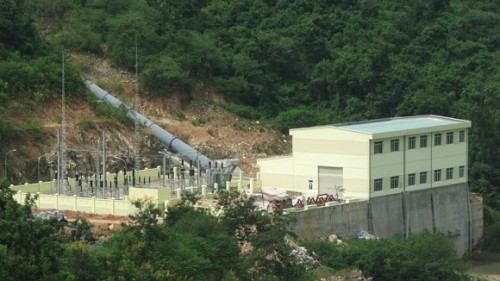 Dự án thủy điện La Hiêng 2 tại xã Phú Mỡ, huyện miền núi Đồng Xuân, Phú Yên (Ảnh: An ninh Thủ đô)