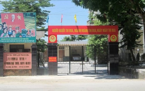 Trụ sở Đội kiểm lâm cơ động số 1 Thanh Hóa - nơi xảy ra vụ việc (Ảnh: Dân Việt)
