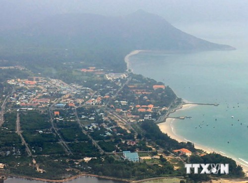 Một góc thị trấn Côn Đảo, huyện Côn Đảo, Bà Rịa-Vũng Tàu (Ảnh: Thanh Tùng/TTXVN)