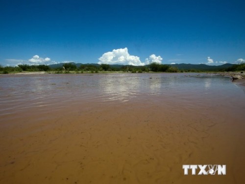 Một đoạn sông Sonora bị ô nhiễm (Ảnh: AFP/TTXVN)