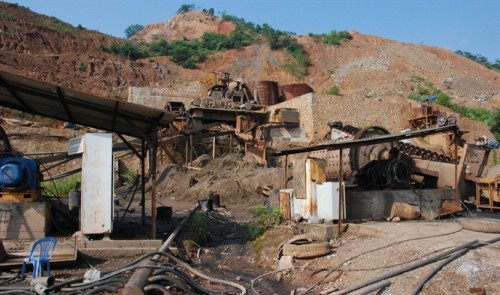 Cơ sở chế biến quặng điểm mỏ 409 (Ảnh: nongnghiep.vn)