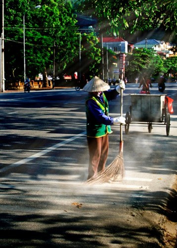 Tác phẩm "Hoa nắng" của tác giả Hoàng Đô giành giải ba.