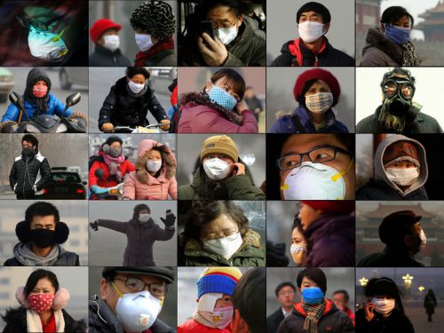 Nhiều người phàn nàn về tình trạng ô nhiễm không khí trên Weibo (Ảnh minh họa: urbanemissions.blogspot.com)