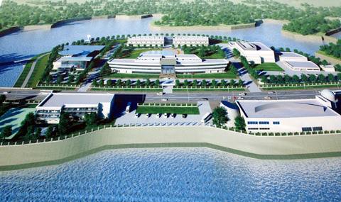 Trung tâm Vũ trụ Việt Nam. (Ảnh: VnMedia)