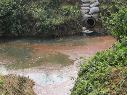 Nhiều công ty vẫn lén xả nước thải. (Ảnh minh họa: Báo Tài nguyên & Môi trường)