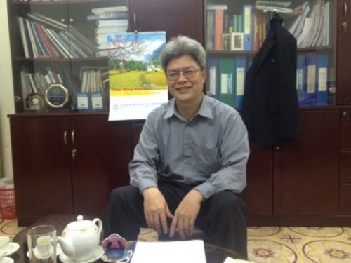 Ông Trần Tân Văn, Viện trưởng Viện Khoa học Địa chất và Khoáng sản. (Ảnh: Hùng Võ/Vietnam+)