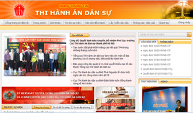 Thông tin của người phải thi hành án dân sự phải được đăng trên Trang TTĐT của Cục Thi hành án dân sự và tích hợp trên Cổng TTĐT của Tổng cục Thi hành án dân sự