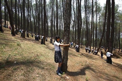 Sự kiện ôm cây ở Nepal