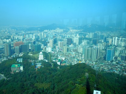 Thủ đô Seoul, Hàn Quốc xanh mướt nhìn từ trên cao