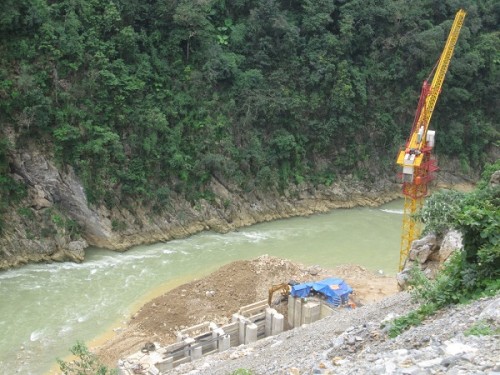 Một Nhà máy thủy điện được xây dựng ở tỉnh Hà Giang
