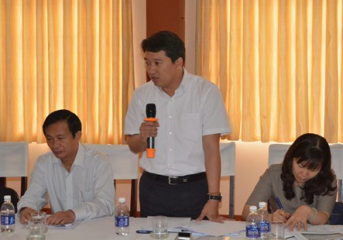 Ông Nguyễn Hải Ninh – Phó Chủ tịch UBND tỉnh Đắk Lắk phát biểu ý kiến thảo luận. (Ảnh: Lê Phước)