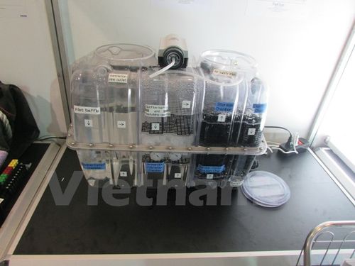Hệ thống xử lý nước thải Jokaso dành cho các hộ gia đình. (Nguồn: Vietnam+)