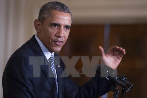 Tổng thống Mỹ Barack Obama công bố Kế hoạch năng lượng sạch, cắt giảm mạnh lượng khí thải carbon từ các nhà máy điện (Nguồn: AFP/TTXVN)