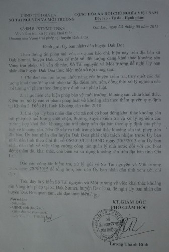 Việc truy quét vàng tặc của UBND xã Đắk Sơmei gặp nhiều khó khăn vì các đối tượng rất manh động, trang bị mã tấu, giáo và súng. 
