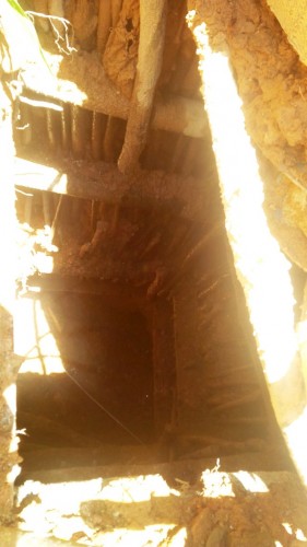 Và đây là hầm mới, đang tổ chức khai thác. 